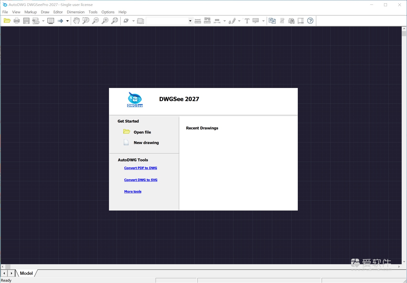 AutoDWG DWGSee Pro 2027 v6.63 英文激活版-DWG文件查看转换比较工具插图(1)